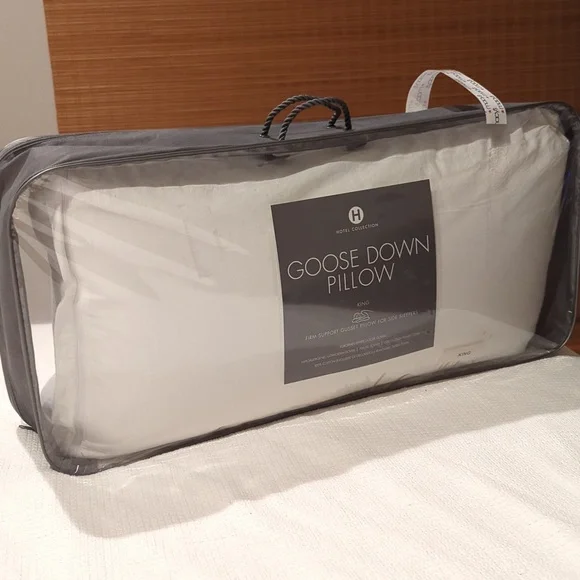 NWT Goose Down Pillow - Picture 3 of 8